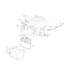 ENGINE 1436M-1436H (B&S) spare parts