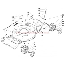 Chassis-Wheels And Height Adjusting spare parts