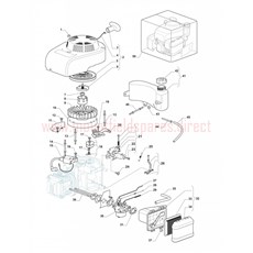 Ride-on 66 Engine - GGP WBE0704 (1) spare parts