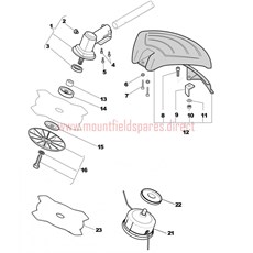 Gear case spare parts