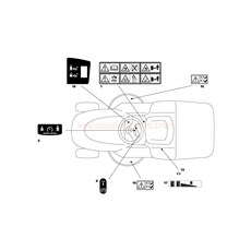 Labels spare parts