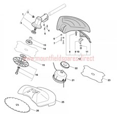 Gear case spare parts