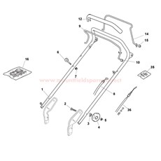 Handle, Upper Part spare parts