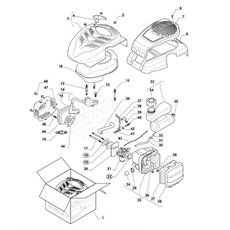Engine - Carburettor, Tank spare parts