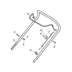 Handle, Upper Part spare parts