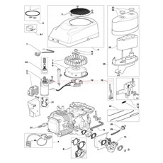 Engine - GGP TRE0701 (1) spare parts