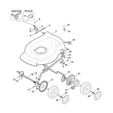 Deck and Height Adjusting spare parts