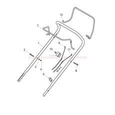 Handle, Upper Part spare parts
