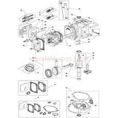 ENGINE-WBE0701 CYLINDER HEAD spare parts