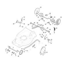 Deck and Height Adjusting spare parts