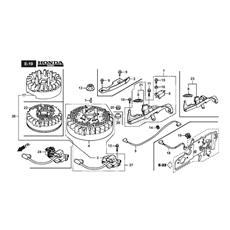 Flywheel - GCV160A0 S4 LE SD spare parts