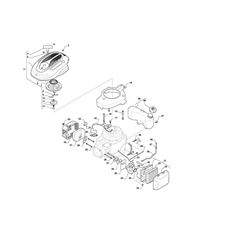 ENGINE - CARBURETTOR , TANK spare parts