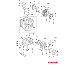 CYLINDER / CRANKCASE spare parts