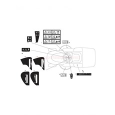 Labels spare parts