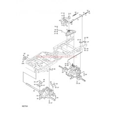 4155H TRANSMISSION 4WD (mechanical parts) spare parts