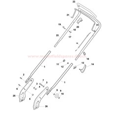 Handle, Upper Part spare parts