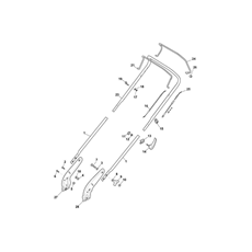 HANDLE , UPPER PART spare parts