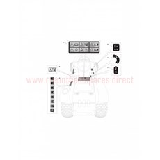 Ride-on SD98 - 108 Labels spare parts