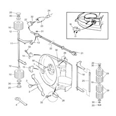 BLADE, FRONT/REAR WHEELS, FRONT/REAR AXLES, HEIGHT ADJUST ASSEMBLY spare parts