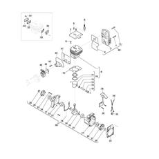 Crankshaft, Cylinder-Piston Assy, Carburettor spare parts