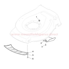 Front Grill and Belt Cover spare parts