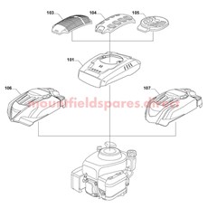 ENGINE-WBE0701	COVERS spare parts