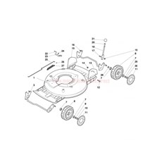 Chassis-Wheels And Height Adjusting spare parts