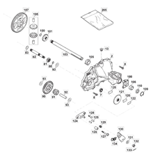 Transmission 2. Unit, Hydro-gear T2-ADBF-2X3C-1RX1 spare parts