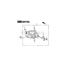 RECOIL STARTER - GCV 190A S4 LE SD spare parts
