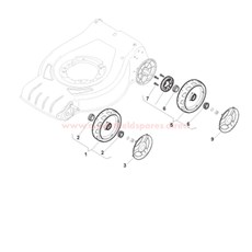 Wheels and Hub Cover spare parts