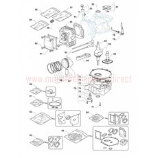Ride-on 102-122 Engine - GGP TRE0801 (2) spare parts