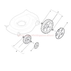 Wheels with Bearing spare parts