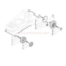 Axle and Wheels spare parts