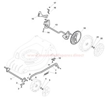 Axles and Wheels spare parts
