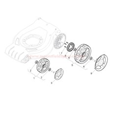 Wheels and Bushes spare parts