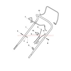 Handle, Upper Part spare parts