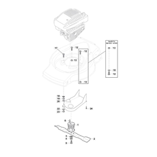 Blade spare parts