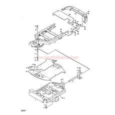4155H FRAME 4WD spare parts