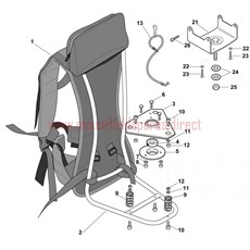 Knap sack spare parts
