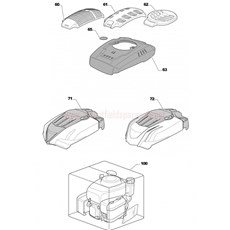 Engine - GGP WBE0701 (3) spare parts