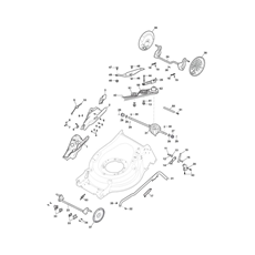 DECK AND HEIGHT ADJUSTING spare parts