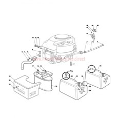 Engine GGP 13.5-14-14.5-16 HP spare parts