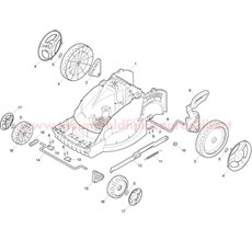 Deck, Wheels and Height Adjusting spare parts