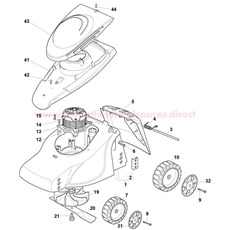 Deck Assy. and Blade spare parts