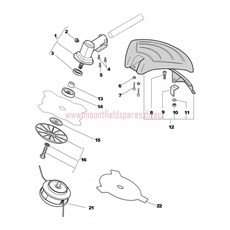Gear case spare parts