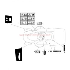 Labels spare parts