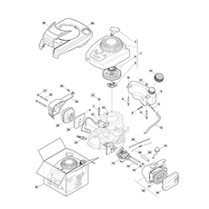 Engine - Carburettor, Tank spare parts
