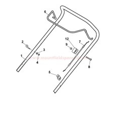 Handle, Upper Part spare parts
