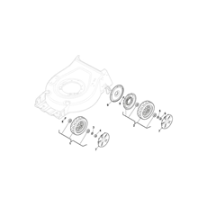 WHEEL AND HUB CAP spare parts