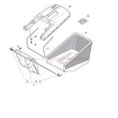 Plastic Grass-Catcher spare parts